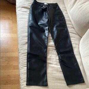 Wilfred Black Vegan Leather pants